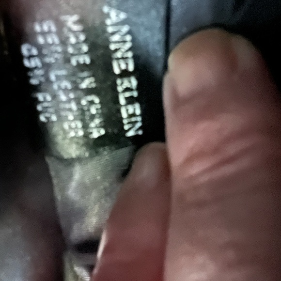 Black Anne Klein 55 leather 45 PVC - Picture 4 of 5